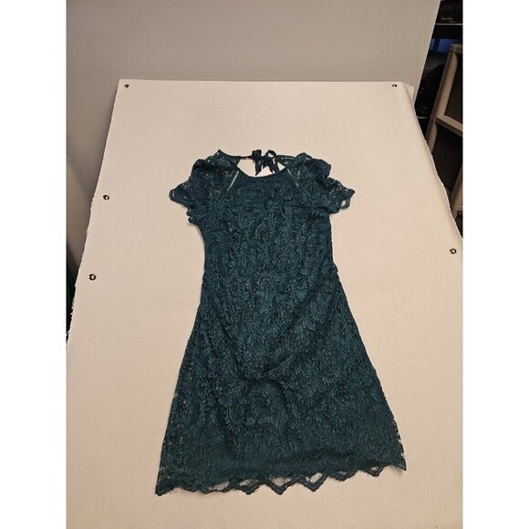 Speechless Dresses & Skirts - Juniors Speechless Sz S Fit & Flare Lace Party Dress Goth Semi-Formal Teal New